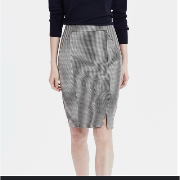 Banana Republic Houndstooth Skirt - Picture 1 of 4